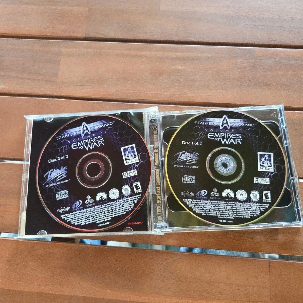 VTG Star Trek Starfleet Command Volume II Empires At War PC Game Black Unisex OS